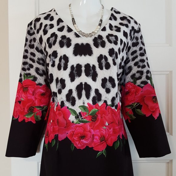 OLIMARA Stunning Special Occasion Dress, Made in Spain, sz 12 - Picture 3 of 11